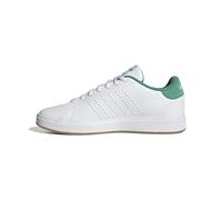 adidas Advantage Base 2.0 Shoes, Zapatos Hombre, FTWR White/FTWR White/Semi Court Green, 42 2/3 EU