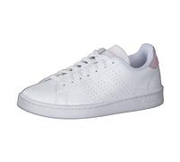 Zapatillas adidas Advantage De Cuero Blanco Nube Y Rosa Aero - Zapatillas Mujer MKP