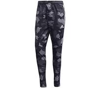 adidas AEROREADY - Pantalones de chándal para hombre, diseño de camuflaje, negro-blanco, S