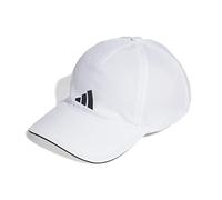 adidas Aeroready Training Running Baseball Cap Gorra de béisbol, White/Black/Black, S Unisex Adulto
