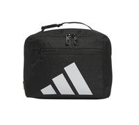 adidas Affiliate - Bolsa de almuerzo (6 L), diseño de contenedores de alimentos insulares para niños, adultos, color negro y blanco