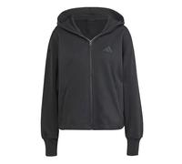 adidas All SZN - Sudadera con Capucha y Cremallera Completa para Mujer, Color Negro