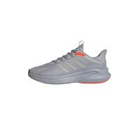 adidas AlphaEdge + Shoes, Zapatillas para Correr Hombre, Halo Silver/Grey Two/Solar Red, 44 2/3 EU