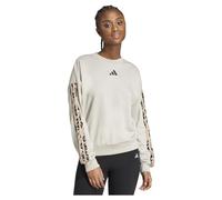 adidas Animal Print 3 Stripes French Terry Sweatshirt L