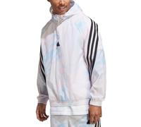 Adidas Aop - Chaqueta para hombre, color blanco y rosa, rosa, XS