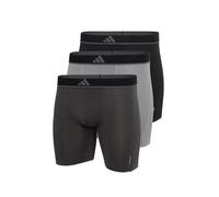 adidas Athletic Fit Microfiber Boxer Brief Underwear (3-Pack) Ropa Interior de Hombres Hombre (Pack de 3)