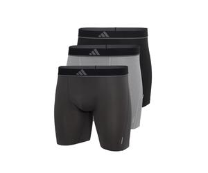 adidas Athletic Fit Microfiber Boxer Brief Underwear (3-Pack) Ropa Interior de Hombres Hombre (Pack de 3)