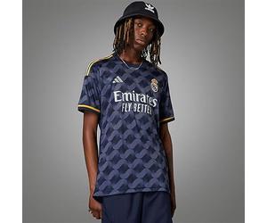adidas, Away Real Madrid, Jersey De Fútbol De Manga Corta, Tinta De Leyenda/Amarillo Prelvado, L, Hombre