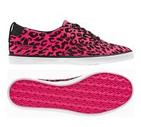 Adidas Azurine Leo Zapatos Mujer Zapatilla de Niña Leopardo Fucsia / Negro 36 37