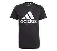 adidas B Bl T T-Shirt, Boys, Black/White, 140 EU