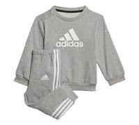 adidas Badge Of Sport French Terry Jogger, Chándal Unisex bebé, Medium Grey Heather / White, 12-18 Months