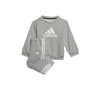 adidas Badge Of Sport French Terry Jogger, Chándal Unisex bebé, Medium Grey Heather / White, 18-24 Months