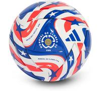 Adidas - Balón Mini Mundial de Clubes FIFA 2025, Unisex, White-Power Blue-Dark Blue-Lucid Red, MINI