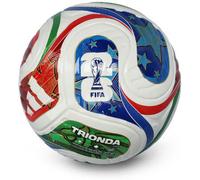 Adidas - Balón Mini Mundial Trionda 2026, Unisex, White-Team royal blue-Solar blue-Power red, MINI