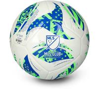Adidas - Balón MLS 2025-2026 Club, Unisex, White-Green-Glory blue-Solar blue, 5