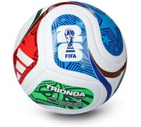 Adidas - Balón Mundial Trionda 2026 Training, Unisex, White-Team royal blue-Solar blue-Power red, 5