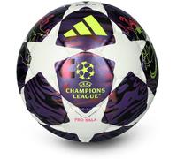 Adidas - Balón UEFA Champions League 2025-2026 Final Pro Sala, Unisex, Dark purple-White-Solar yellow, 4 (62 cm)