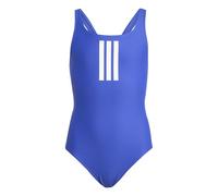 Adidas Bambine e Ragazze 3-Stripes Swimsuit Kids, Semi Lucid Blue/White, 11-12 Years