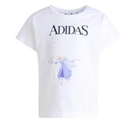 adidas Bambine e Ragazze Disney Frozen tee, White/Dark Blue, 6-7 Years