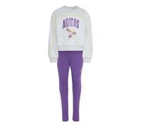 adidas Bambine e ragazze DISNEY MINNIE MOUSE JOGGER, light grey heather/Semi Ice Tangerine, 5-6 Years