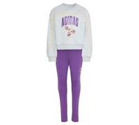 adidas Bambine e ragazze DISNEY MINNIE MOUSE JOGGER, light grey heather/Semi Ice Tangerine, 7-8 Years