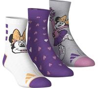 adidas Bambine e ragazze DISNEY MINNIE MOUSE SOCKS, white/active purple/light grey heather, 3-4 Years