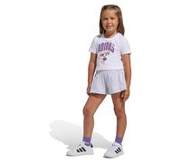 adidas Bambine e ragazze DISNEY MINNIE MOUSE T-SHIRT SET, white/Semi Ice Tangerine, 7-8 Years