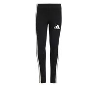 adidas Bambine e Ragazze Essentials 3 Stripes Leggings, Black/White, 4-5 Years
