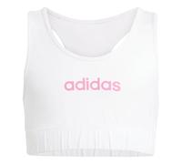 Adidas Bambine e Ragazze Essentials Bra Top, White/Pink Fusion, 11-12 Years