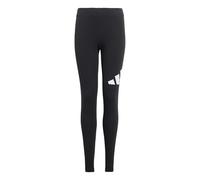 adidas Bambine e Ragazze Essentials Linear Logo Leggings, Black/White, 13-14 Years