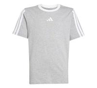adidas Bambine e Ragazze Essentials T-Shirt, Medium Grey Heather/White, 14-15 Years