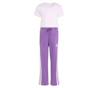 adidas Bambine e ragazze ESSENTIALS T-SHIRT SET, ice lavender/white, 4-5 Years