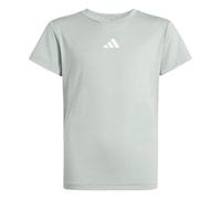 adidas Bambine e Ragazze Goto PZ T-Shirt, Off White/Wonder Sage/White, 9-10 Years