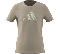CAMISETRA ADIDAS BEIGE JUNIOR GIRLS ANIMAL PRINT GRAPHIC TEE KG0103