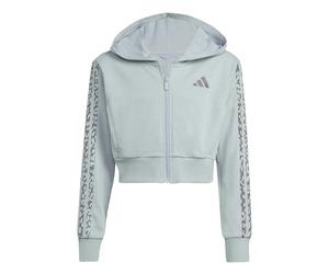 adidas Bambine e Ragazze Seasonals Animal Full Zip Hoodie, Wonder Sage/Aurora Onix, 13-14 Years
