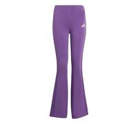 adidas Bambine e ragazze Seasonals Glam Flared Leggings, active purple/silver met., 5-6 Years