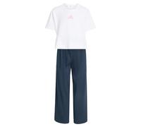 adidas Bambine e ragazze SEASONALS SWEAT RUFFLES SET, white/st tropic bloom, 6-7 Years