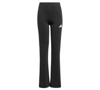 adidas Bambine e ragazze TRAIN ESSENTIALS 3-STRIPES FLARED LEGGINGS, black/white, 13-14 Years