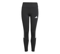 Adidas Bambine e Ragazze Train Essentials 3-Stripes Leggings, Black/White, 13-14 Years