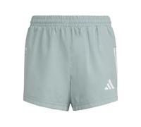 adidas Bambine e Ragazze Train Essentials 3-Stripes Shorts, Wonder Sage/White, 9-10 Years