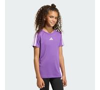 CAMISETA ADIDAS MORADA NIÑA KB6822 TRAIN ESSENTIALS 3-STRIPES T-SHIRT