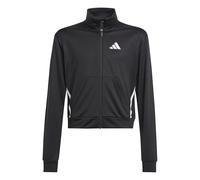 adidas Bambine e Ragazze Train Essentials Game & GO Full Zip Crew, Black/White, 14-15 Years