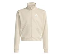 adidas Bambine e Ragazze Train Essentials Game & GO Full Zip Crew, Crystal Linen/White, 5-6 Years
