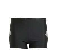 adidas Bambini e Ragazzi Big Bars Swim Boxers, Black, 4-5 Years