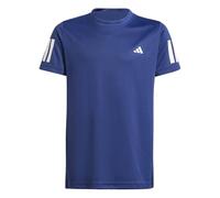 adidas Niños Boys Club Tennis 3-Stripes T-Shirt, Dark Blue, 13-14 Years