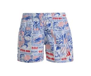 adidas Bambini e Ragazzi Marvel Spider-Man Swim Shorts, Team Royal Blue/Pure Ruby, 9-10 Years