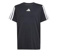 adidas Bambini e Ragazzi Train Essentials 3-Stripes T-Shirt, Black/White, 15-16 Years