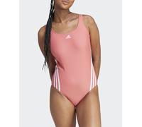 adidas Bañador de mujer 3 bandas adidas. Rojo / Blanco 38