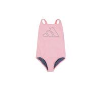 ADIDAS Bañador de niña Big Bars rosa | 128