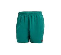 adidas Solid CLX Short-Length Swim Shorts Bañador, Hombre, Multicolor (Collegiate Green/Black), S